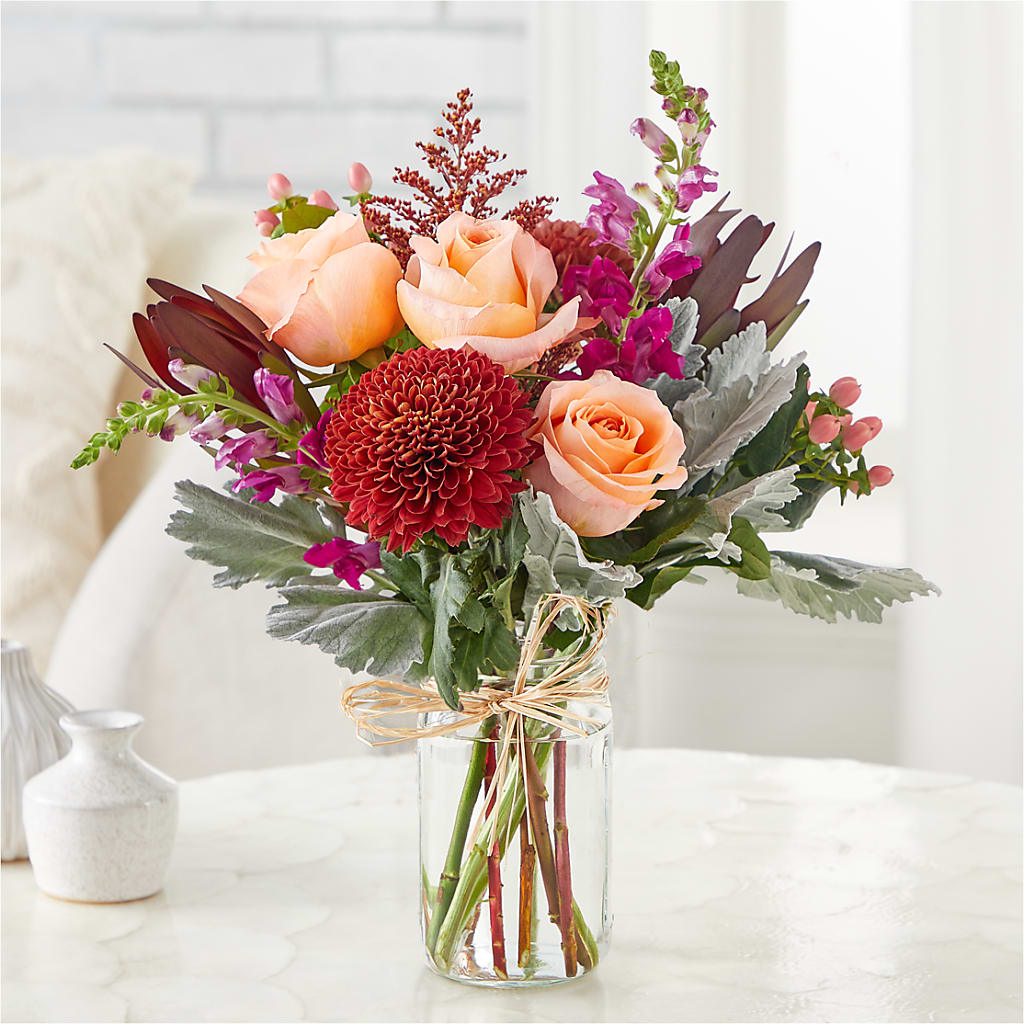 Moody Hues Bouquet –  Dutch Floral, Edina MO