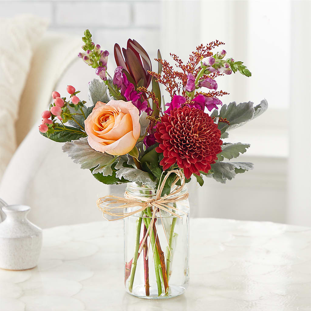 Moody Hues Bouquet –  Dutch Floral, Edina MO