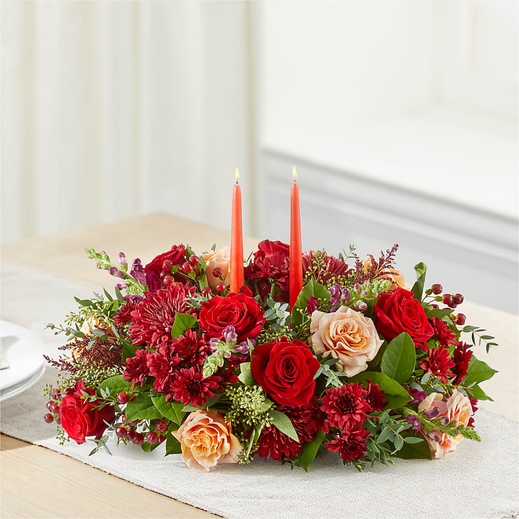 Most Thankful Centerpiece –  Dutch Floral, Edina MO