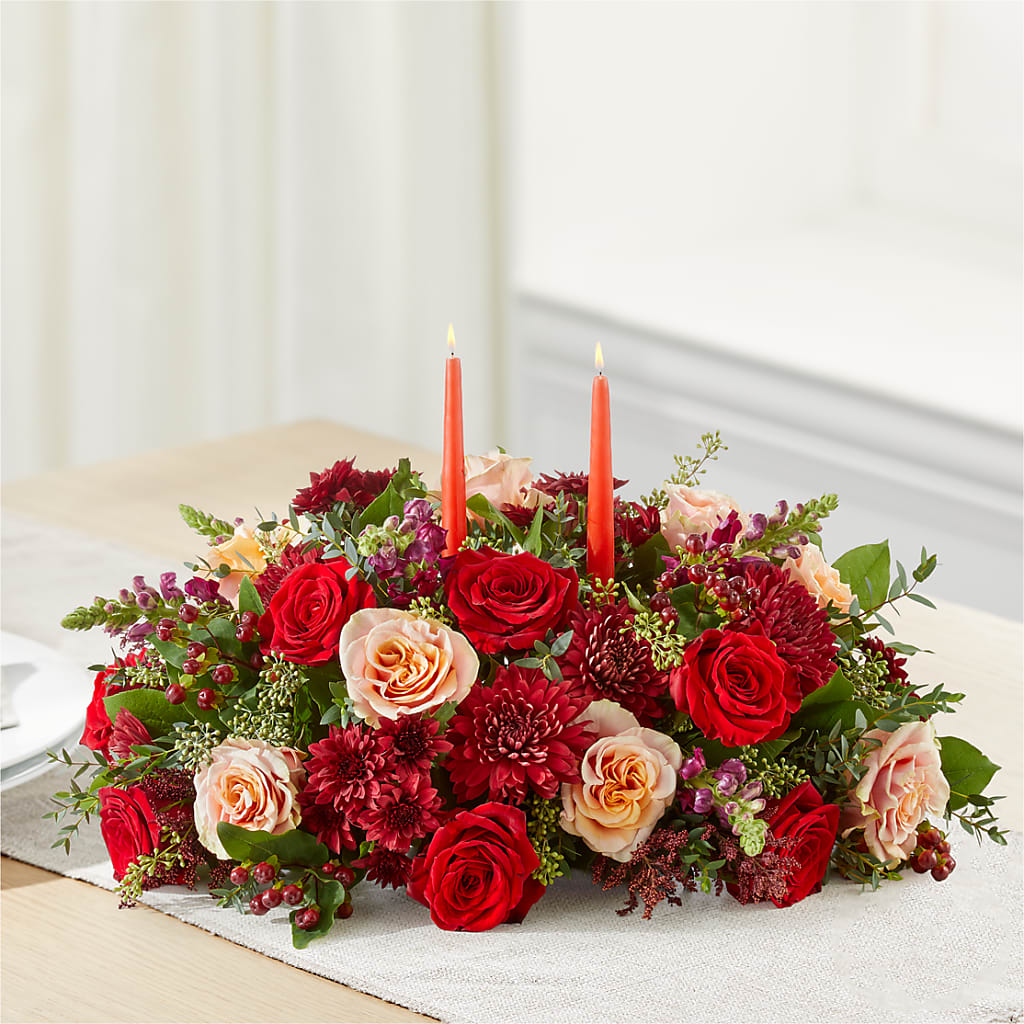 Most Thankful Centerpiece –  Dutch Floral, Edina MO