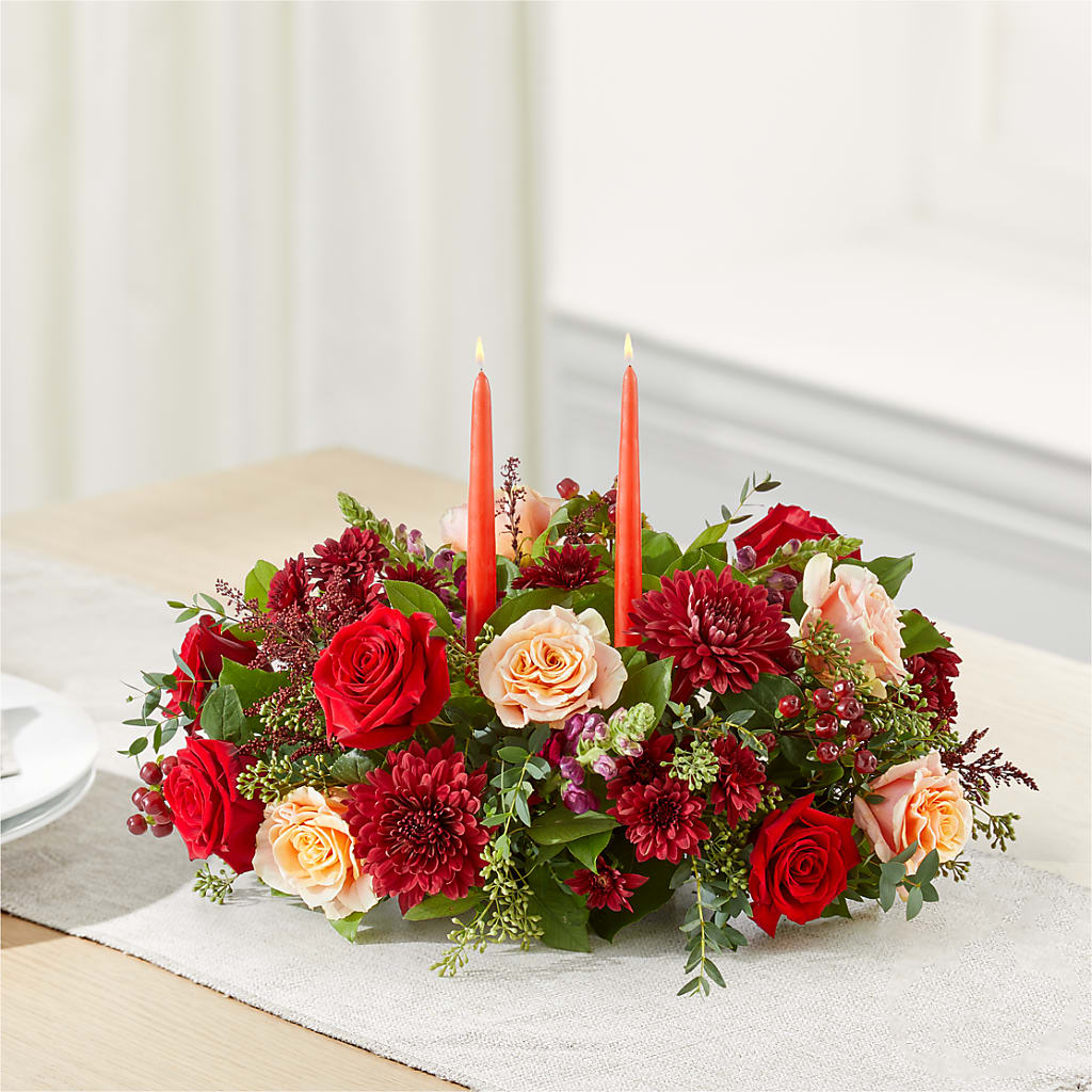 Most Thankful Centerpiece –  Dutch Floral, Edina MO